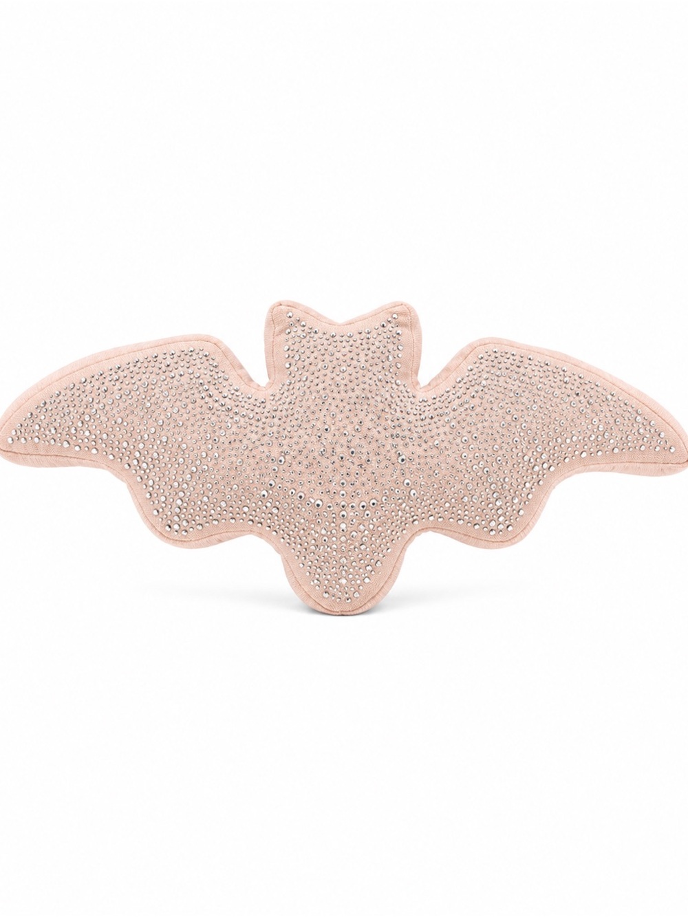 New! Pink Rhinestone Bat Shaped Halloween Pillow 2026